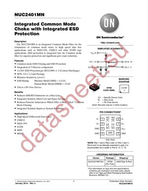 NUC2401MNTAG datasheet  